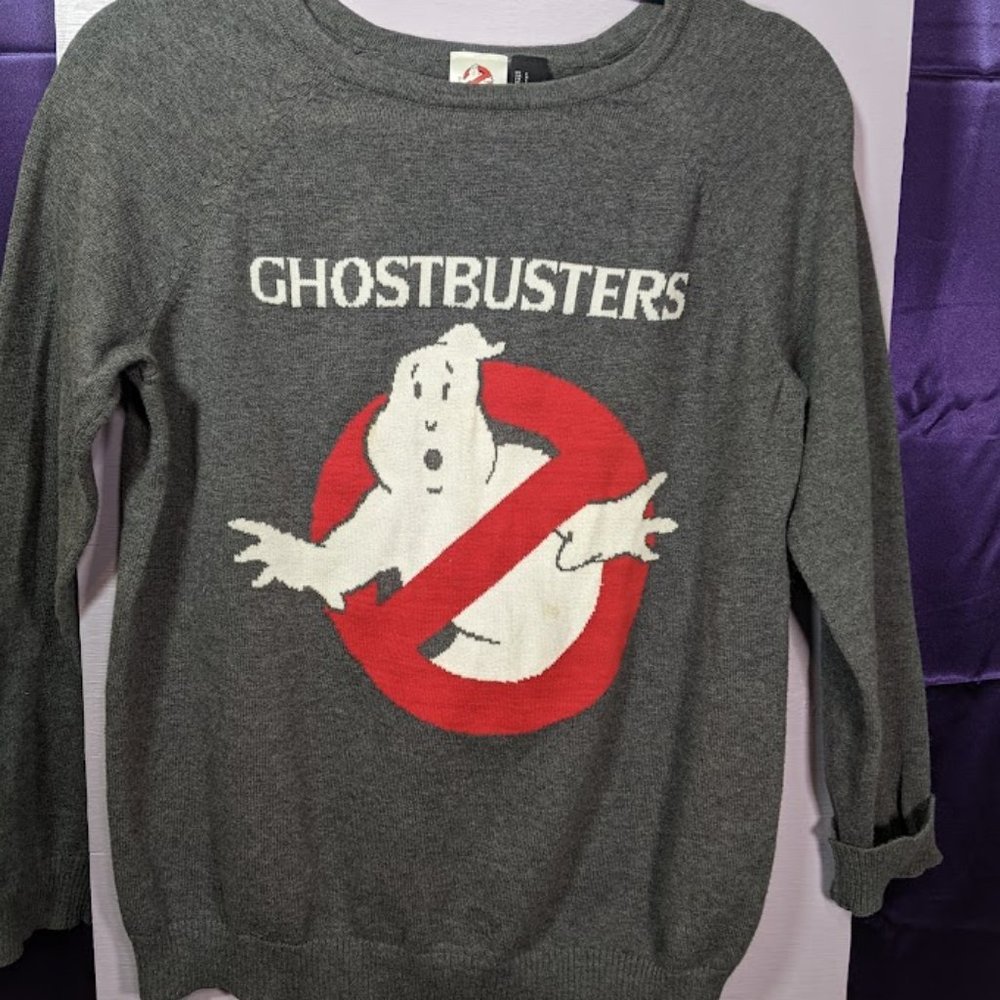 Ghostbusters officially licensed cotton sweater